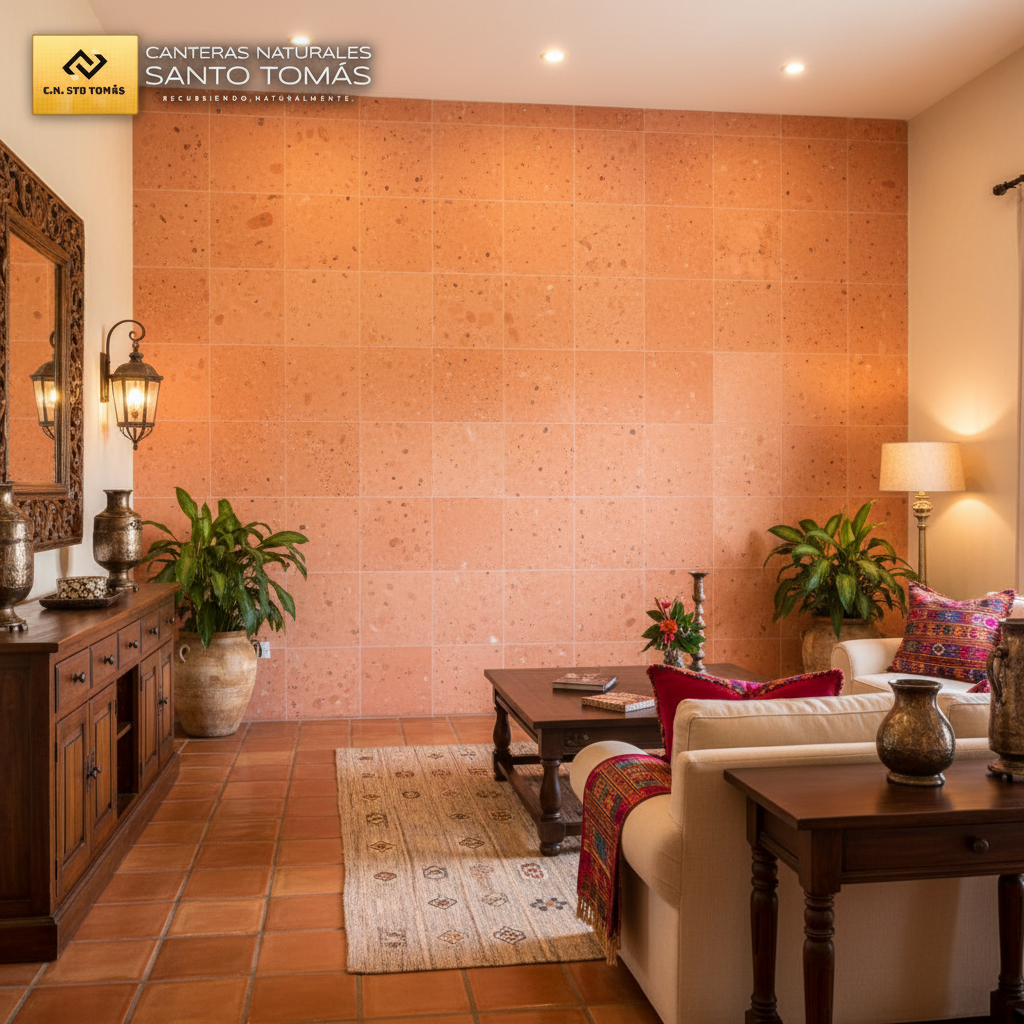 Interior - Cantera Naranja Mexicana