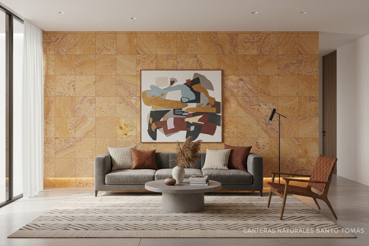 Interior con Logo - Cantera Arcoíris