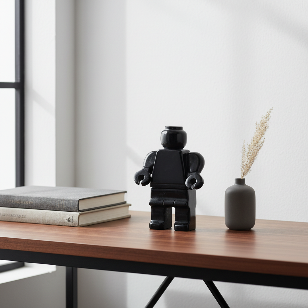 Lifestyle Coleccionable - Figura LEGO Mármol Negro