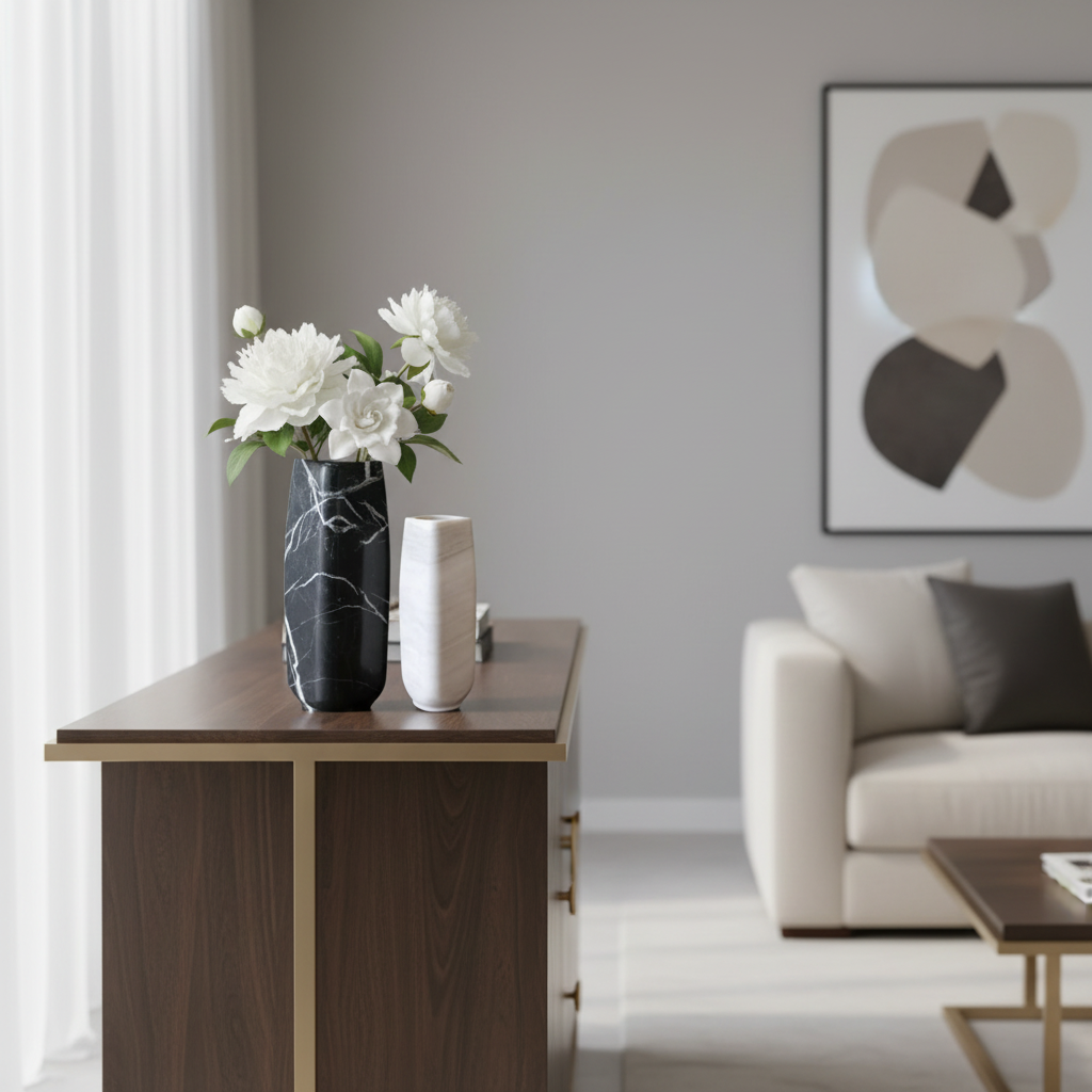Lifestyle Interior - Florero de Mármol