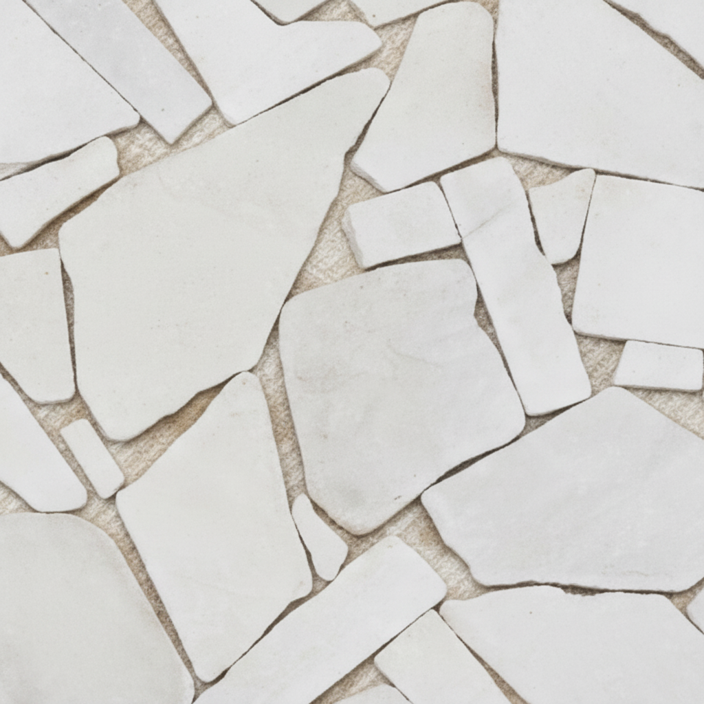 Macro Textura - Malla Greca Blanco
