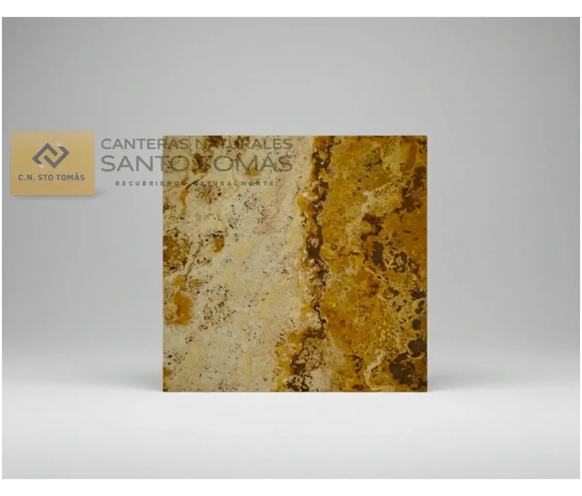 Travertino Amarillo con Plantilla