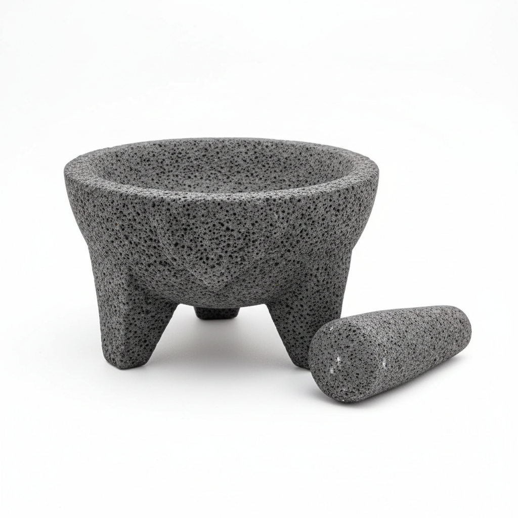 Molcajete tradicional vista frontal