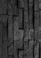 Piedrin Recinto Negro - Detalle de textura