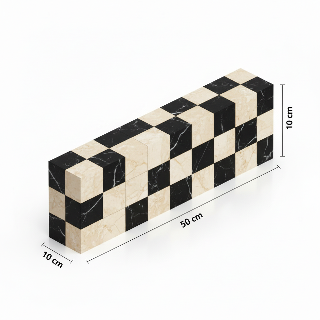 Render 3D Cenefa Mármol #13