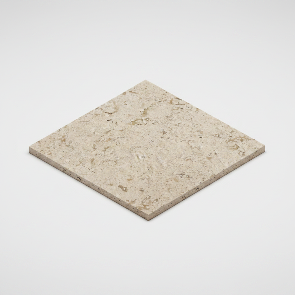 Render 3D Isométrico - Mármol Trav. Blanco Century