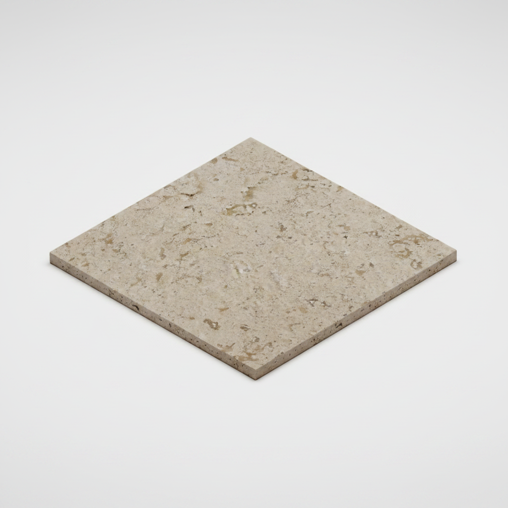 Render 3D Isométrico - Mármol Trav. Blanco Century