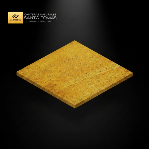 Render 3D Logo Overlay - Cantera Amarilla Calmek